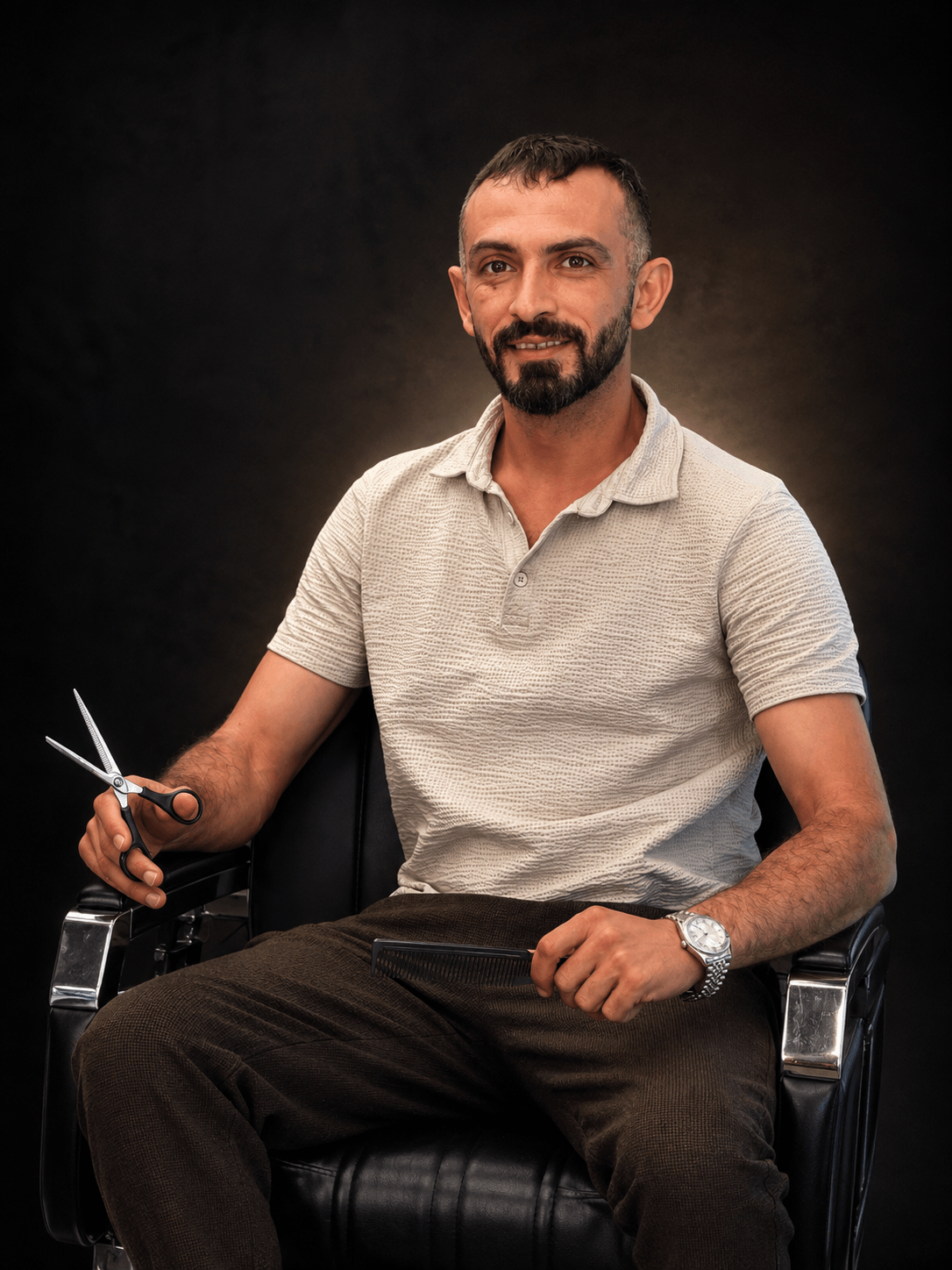 Barber portrait