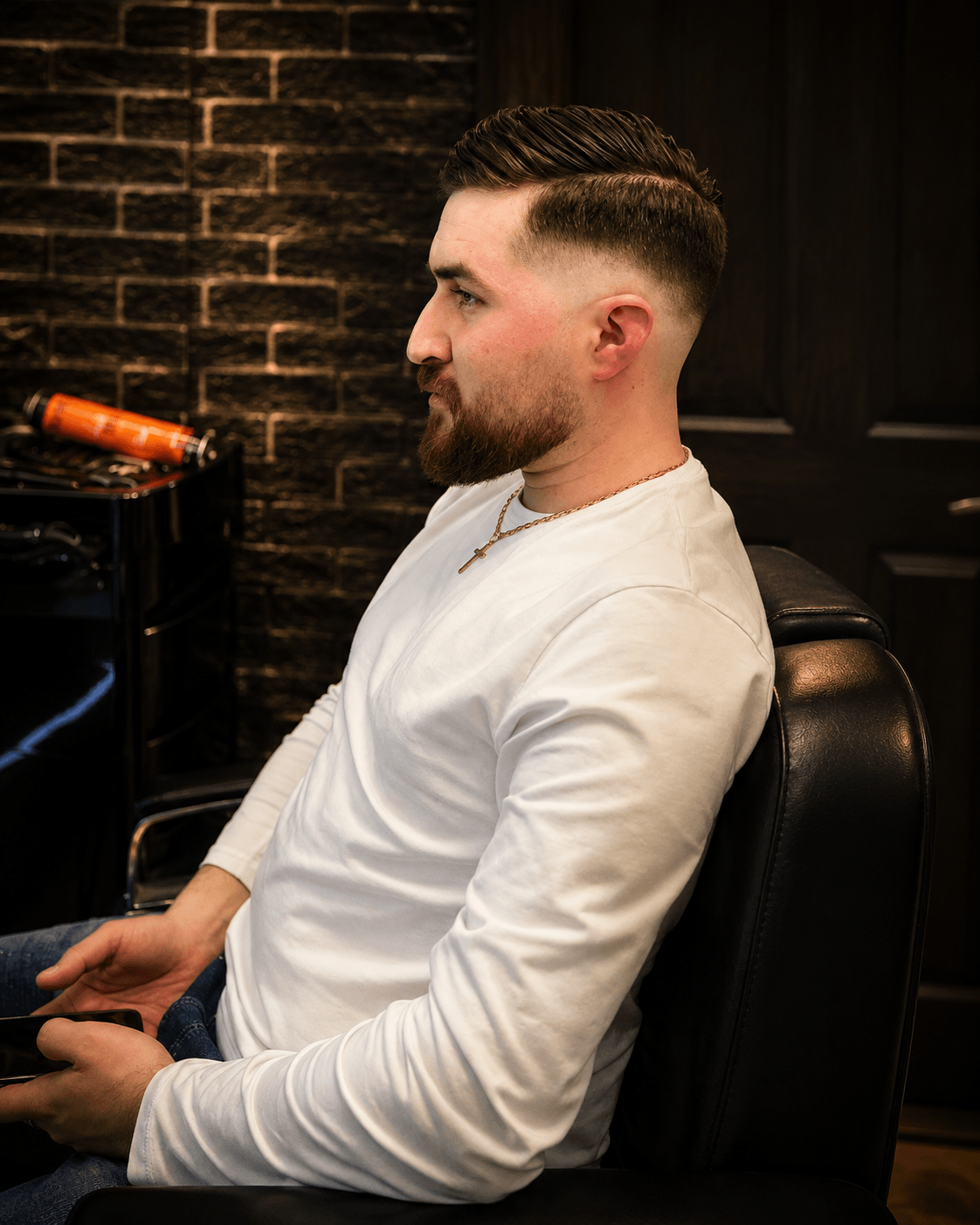 Skin fade and beard trim